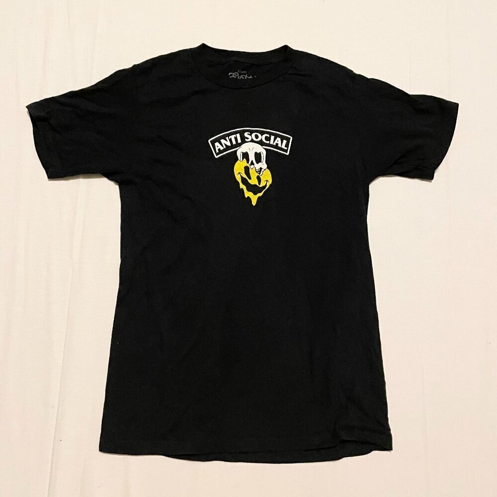 Eighty Eight Brand Anti Social T Shirt Womens Size Small Tee